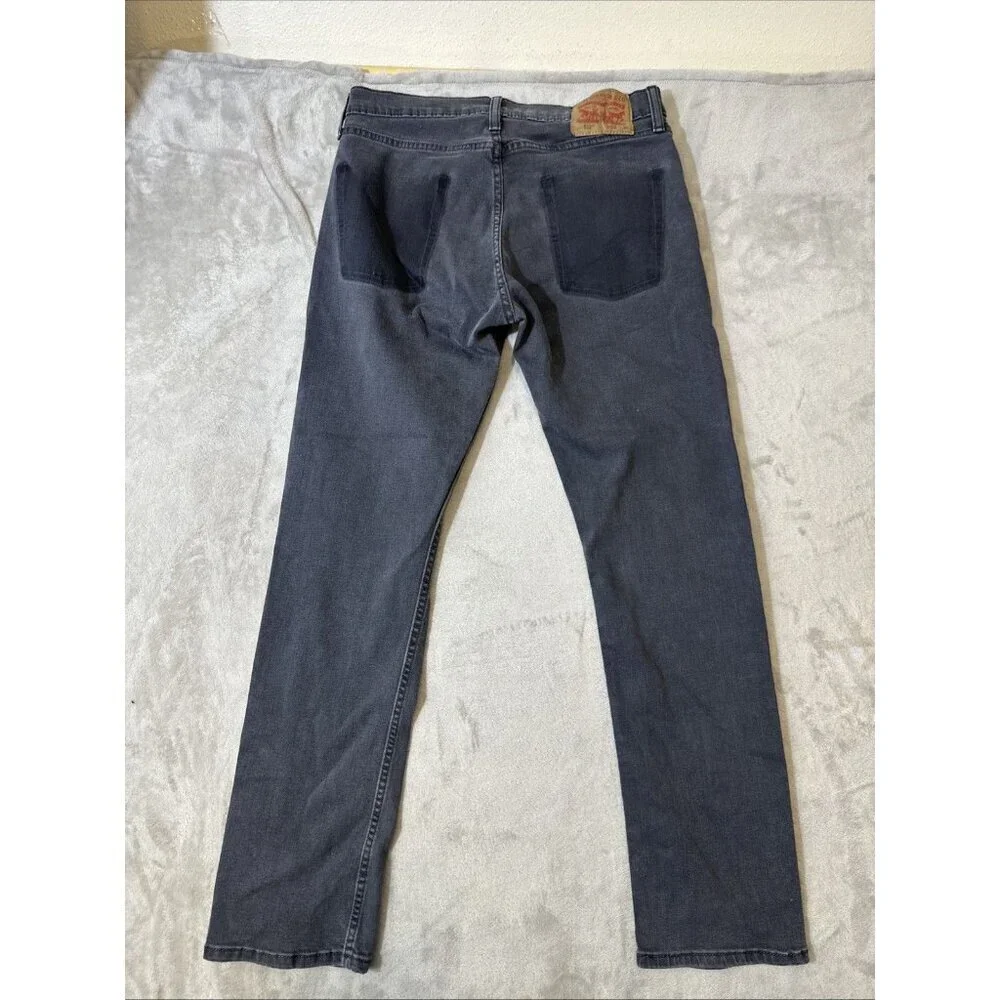 Levi’s 513 Slim Straight Jeans Gray Wash Men’s 32x30
